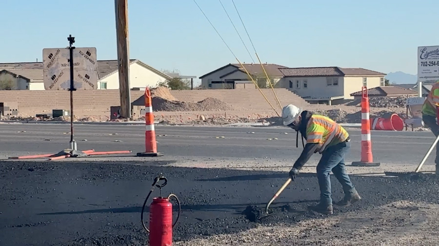 Construction site work