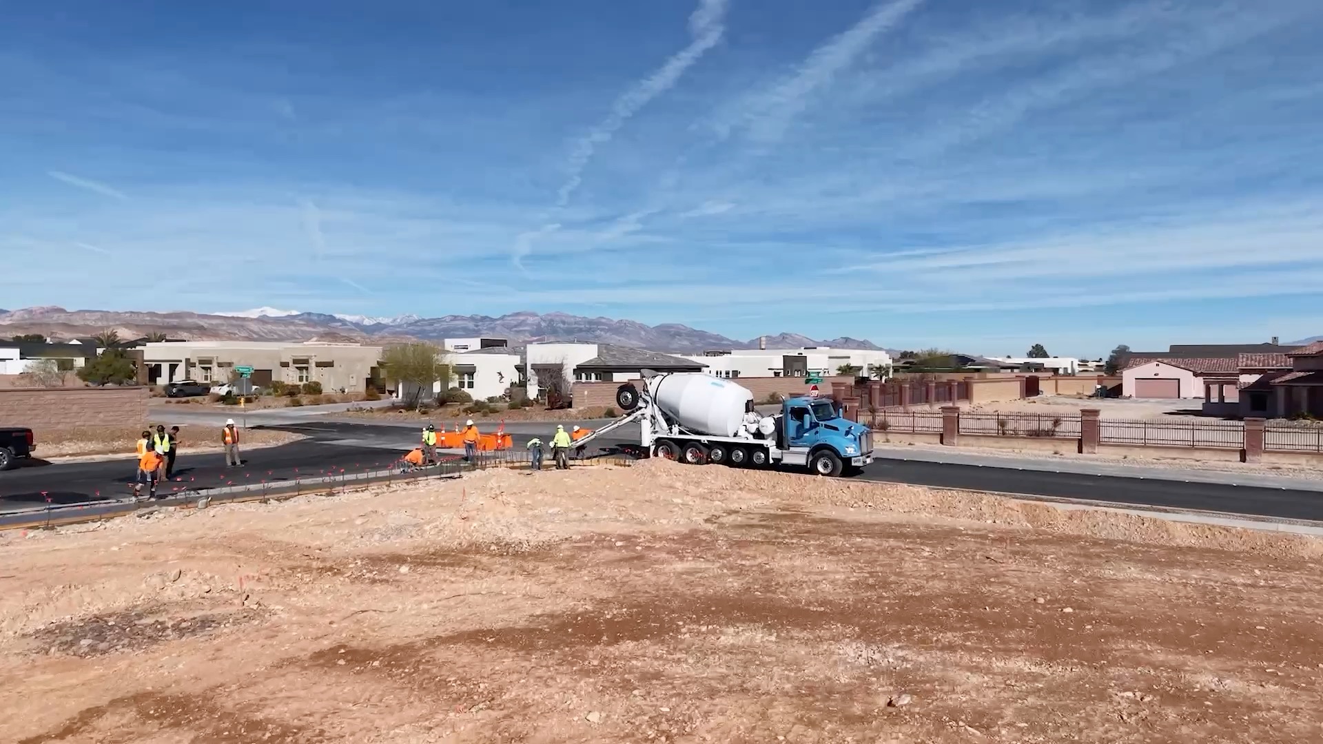 Construction site work